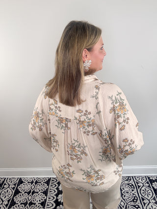 Ecru Elegance Blouse