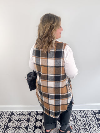 Harvest Plaid Vest