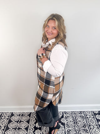 Harvest Plaid Vest