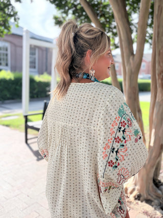 Soft Meadow Embroidered Blouse