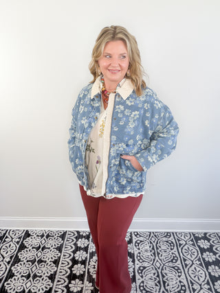 The Garden Collar Denim Jacket