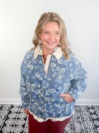 The Garden Collar Denim Jacket