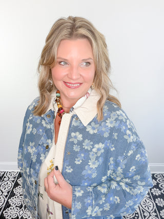 The Garden Collar Denim Jacket