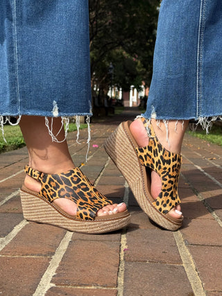 Corkys | Carley Wedge - Leopard