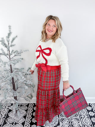 Plaid Me Pretty Maxi Skirt