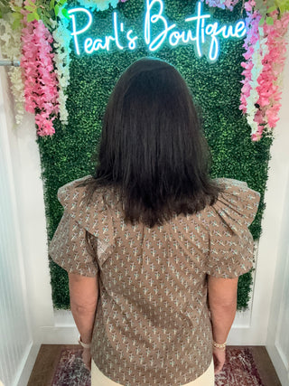 Mocha Delight Blouse