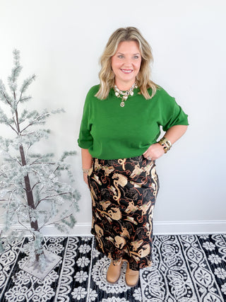 Easy Elegance Sweater | Pine