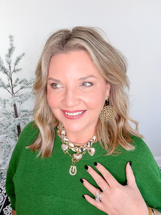 Easy Elegance Sweater | Pine