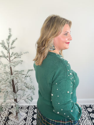 Polished in Pearls Sweater