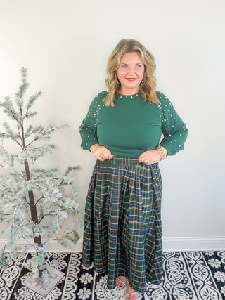 Mistletoe Midi Skirt