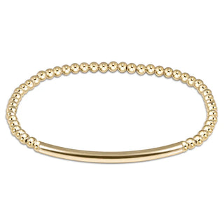 Enewton Extends | Classic Gold 3mm Bead Bracelet - Bliss Bar Smooth