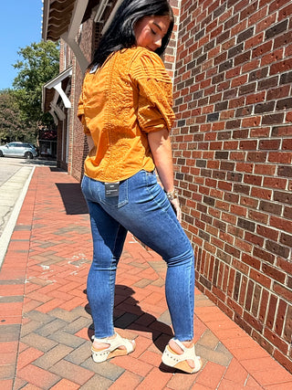 Sage High Rise Skinny Jeans