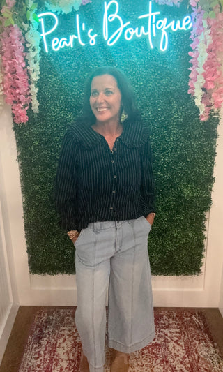 Skyline Wide Leg Light Denim