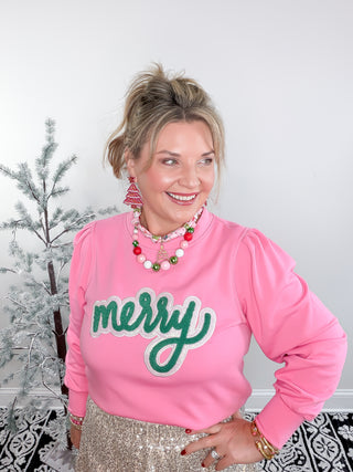 Merry Glow Girl Sweatshirt
