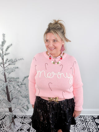 Candy Cane Cutie Sweater