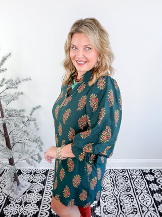 Green With Grace Mini Dress