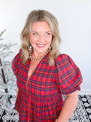 Sweet & Smocked Blouse | Red