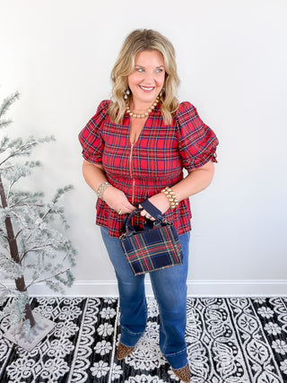 Sweet & Smocked Blouse | Red