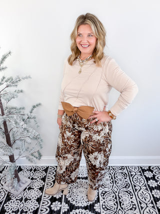 Structured in Style Top | Tan