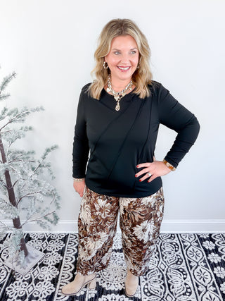 Structured in Style Top | Black