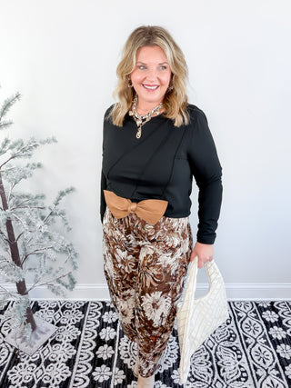 Structured in Style Top | Black