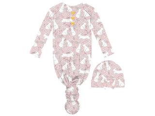 Snuggle Bunny Infant Gown & Beanie Set