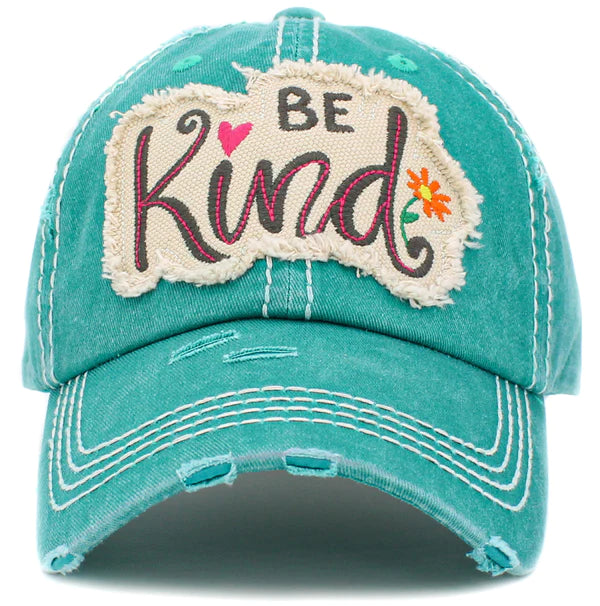 "Be Kind" Vintage Wash Baseball Cap
