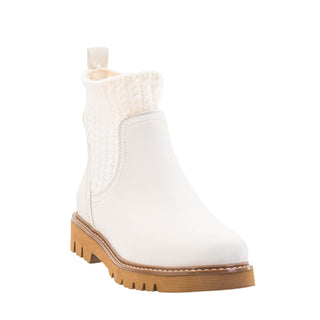 Corkys | Keep Me Warm Ankle Boot | Ivory