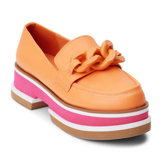 Madison Platform Loafer - Orange Sorbet