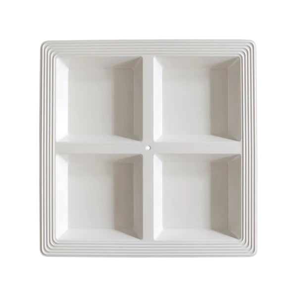 Nora Fleming Melamine Square Sectioned Platter