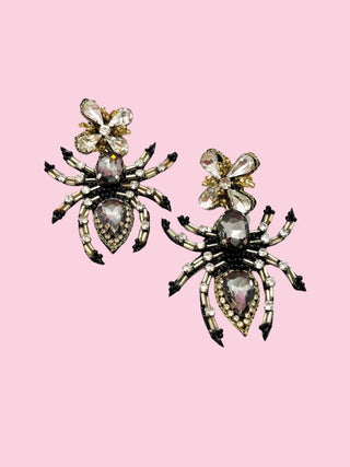 Spider Beaded Earrings