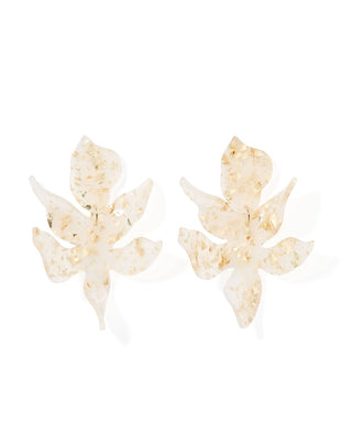 Flora Earrings | Gold Confetti