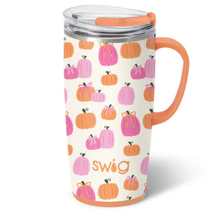 Pumpkins and Bows Travel Mug 22oz