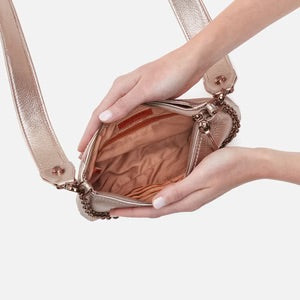 HOBO  Darcy Crossbody | Pink Gold Metallic