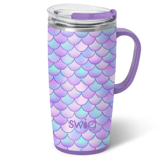 Mermaid travel mug.