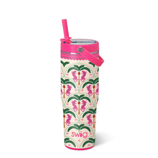 Palm royale to-go tumbler.