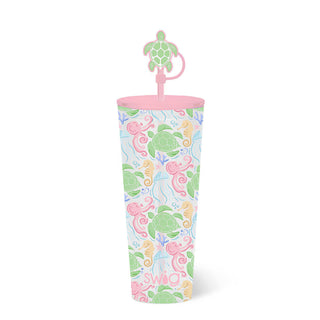 Summer salt plastic tumbler.