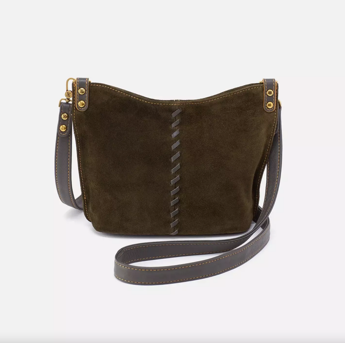 Pier Small Crossbody | Herb with Whipstitch