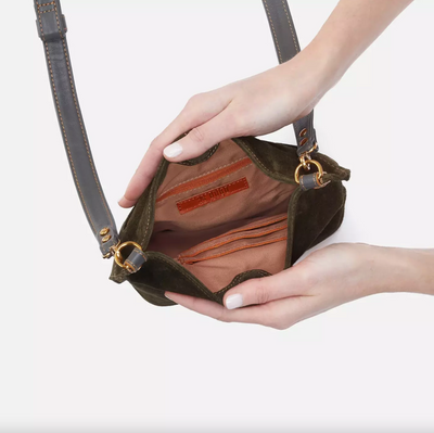 Pier Small Crossbody | Herb with Whipstitch