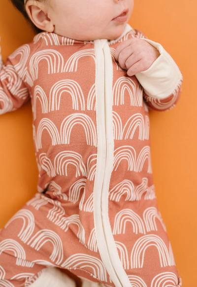 Pink Rainbows Bamboo Sleeper