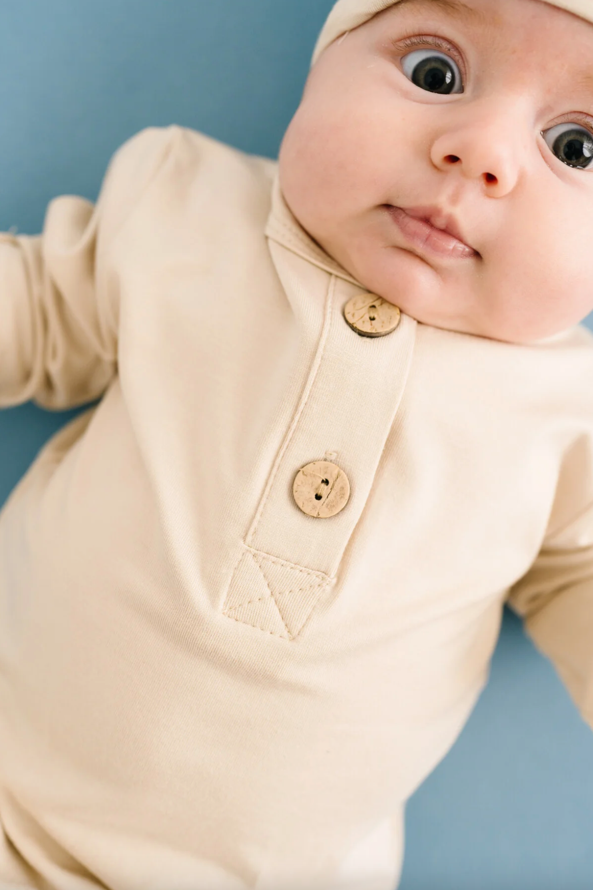 Cream Bamboo Sleep Gown Set