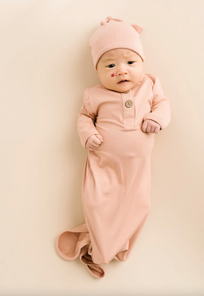 Blush Bamboo Sleep Gown Set
