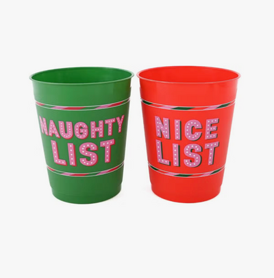 Naughty vs. Nice Holiday Party Pong Set