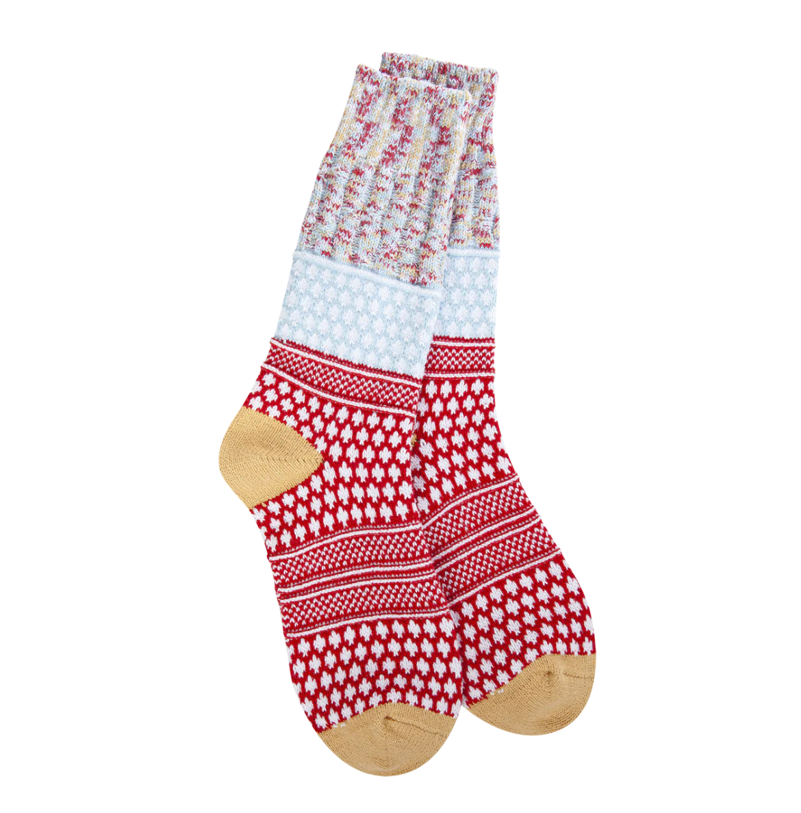 Gallery Textured Crew OS Wonderland Multi