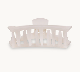 Open Coconut White Large Hair Clip