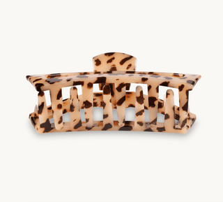 Open Blonde Tortoise Large Hair Clip