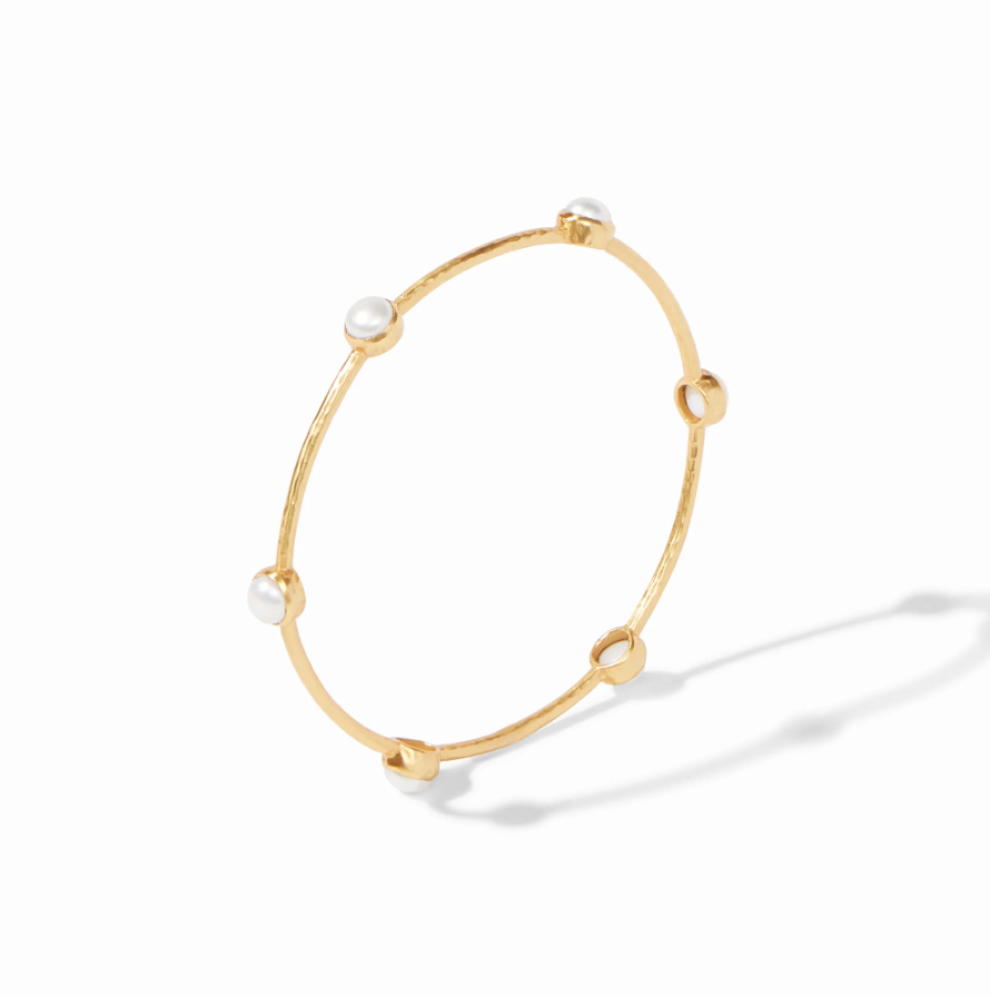 Milano Luxe Bangle Gold/Pearl - Large