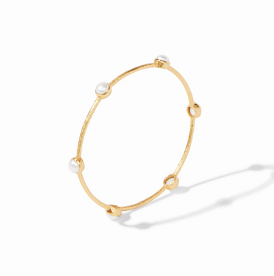 Milano Luxe Bangle Gold/Pearl - Large