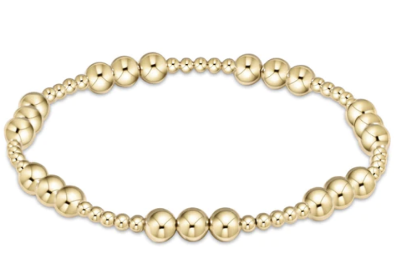 Enewton Extends - Classic Joy Pattern 5mm Bead Bracelet - Gold