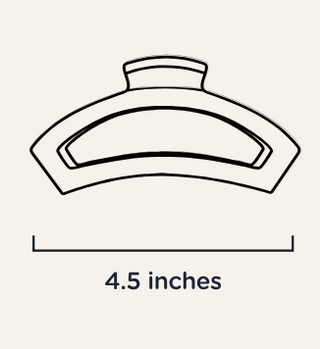 Open Burgundy Bliss Large Hair Clip